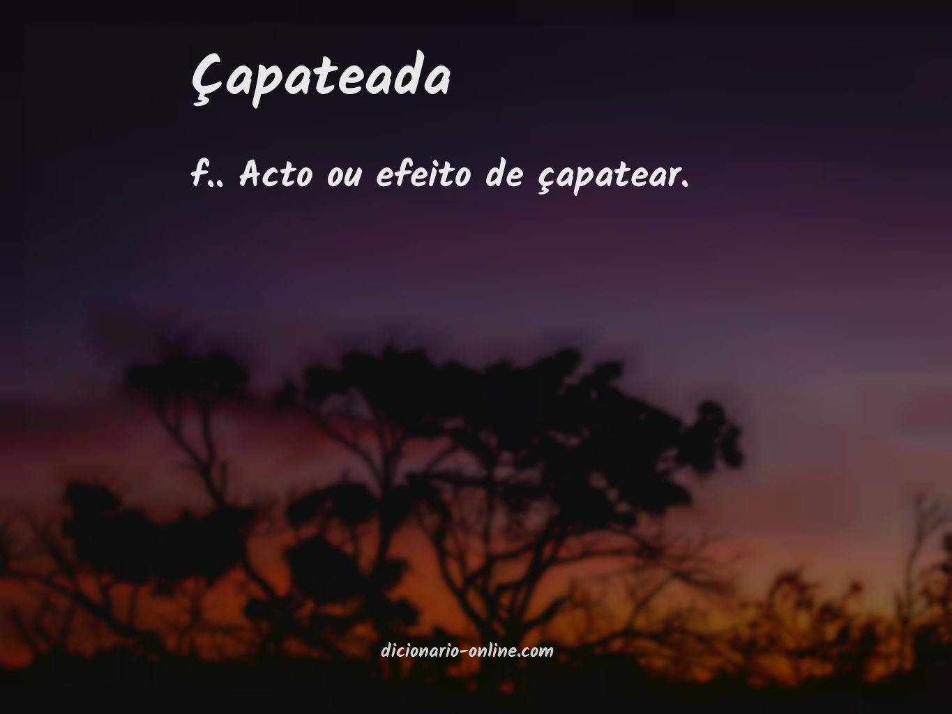 Significado de çapateada