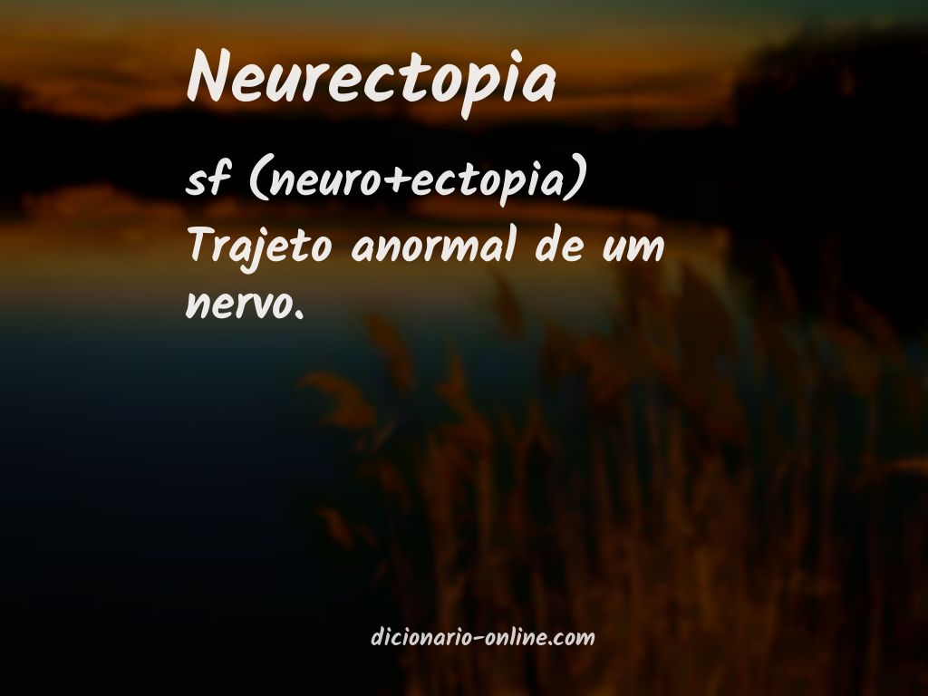 Significado de neurectopia