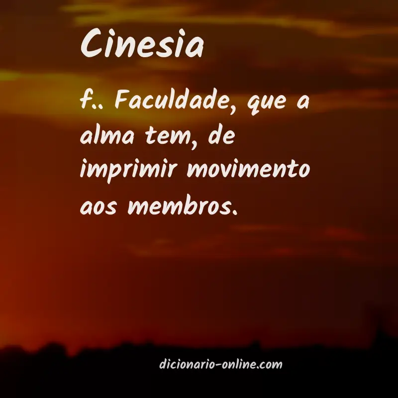 Significado de cinesia