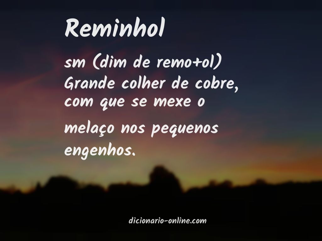 Significado de reminhol