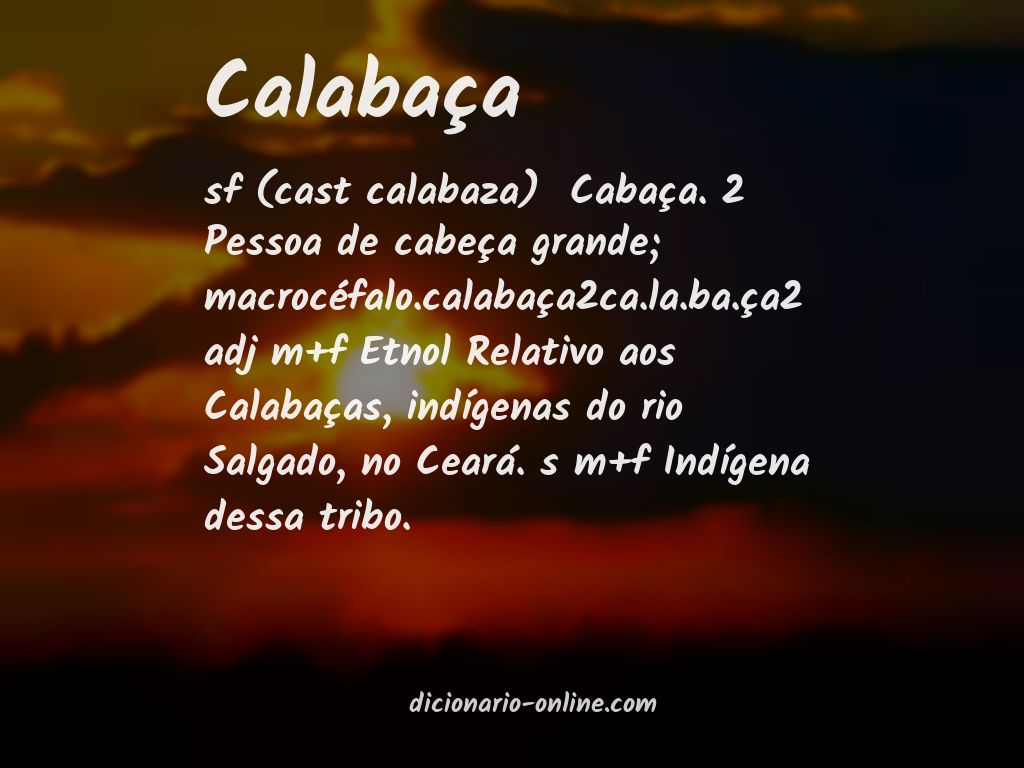 Significado de calabaça