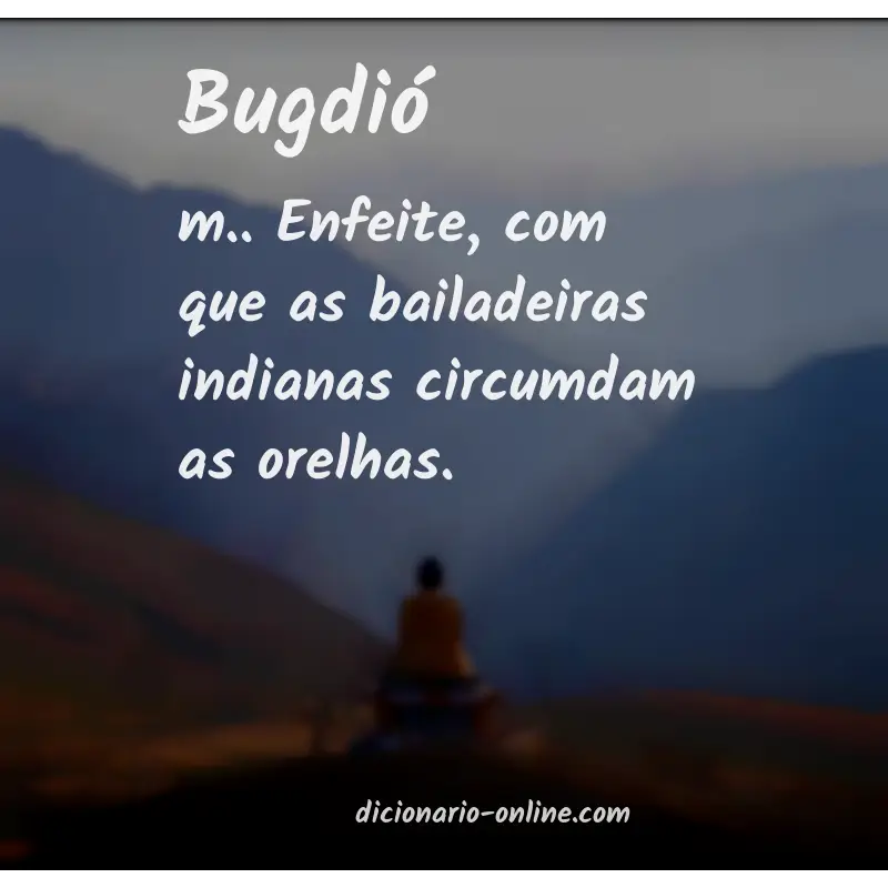 Significado de bugdió