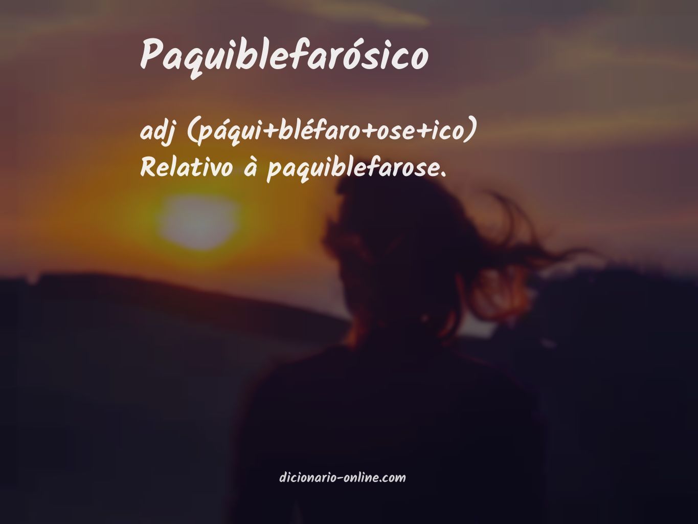 Significado de paquiblefarósico