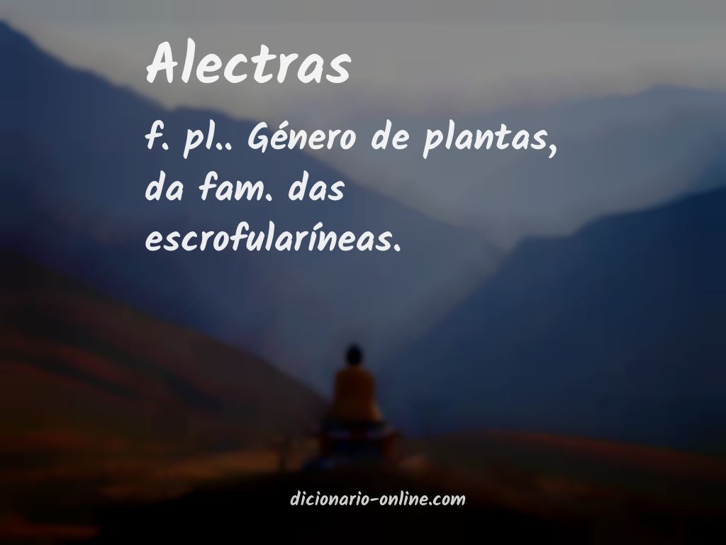 Significado de alectras