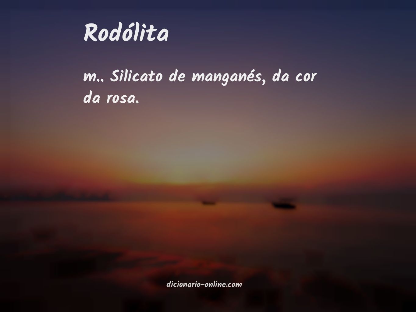 Significado de rodólita