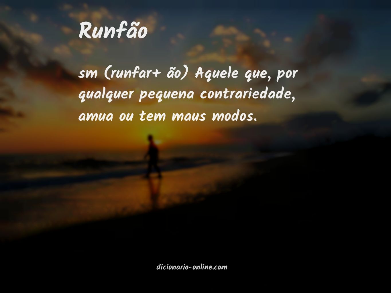 Significado de runfão