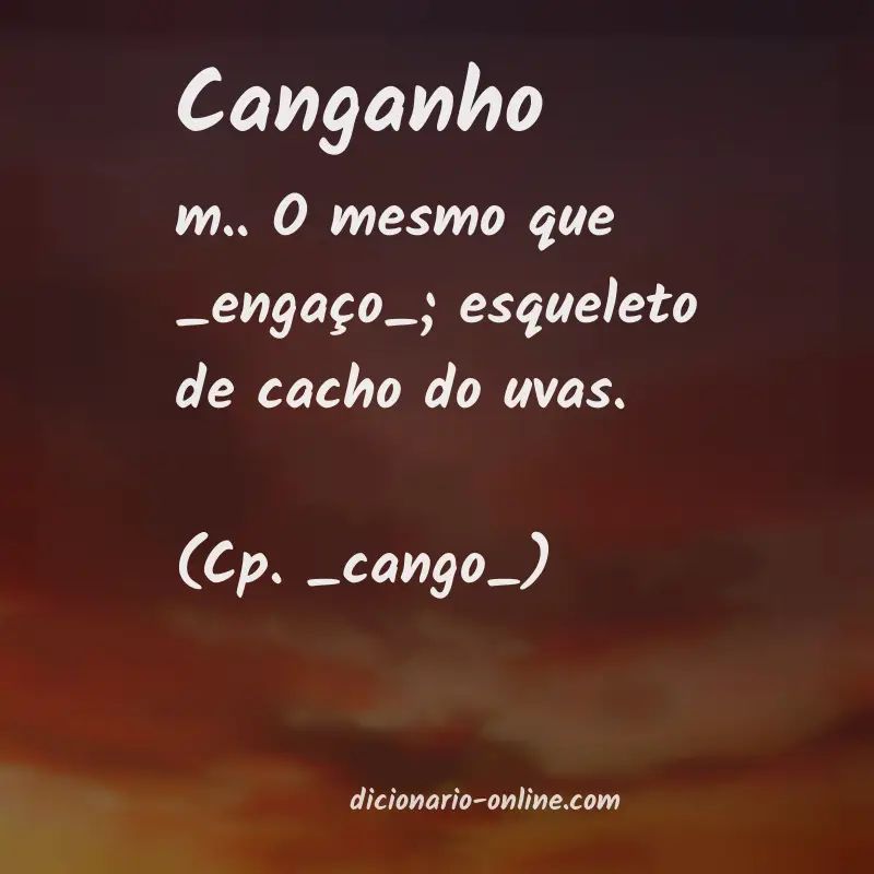 Significado de canganho