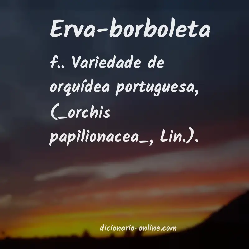 Significado de erva-borboleta