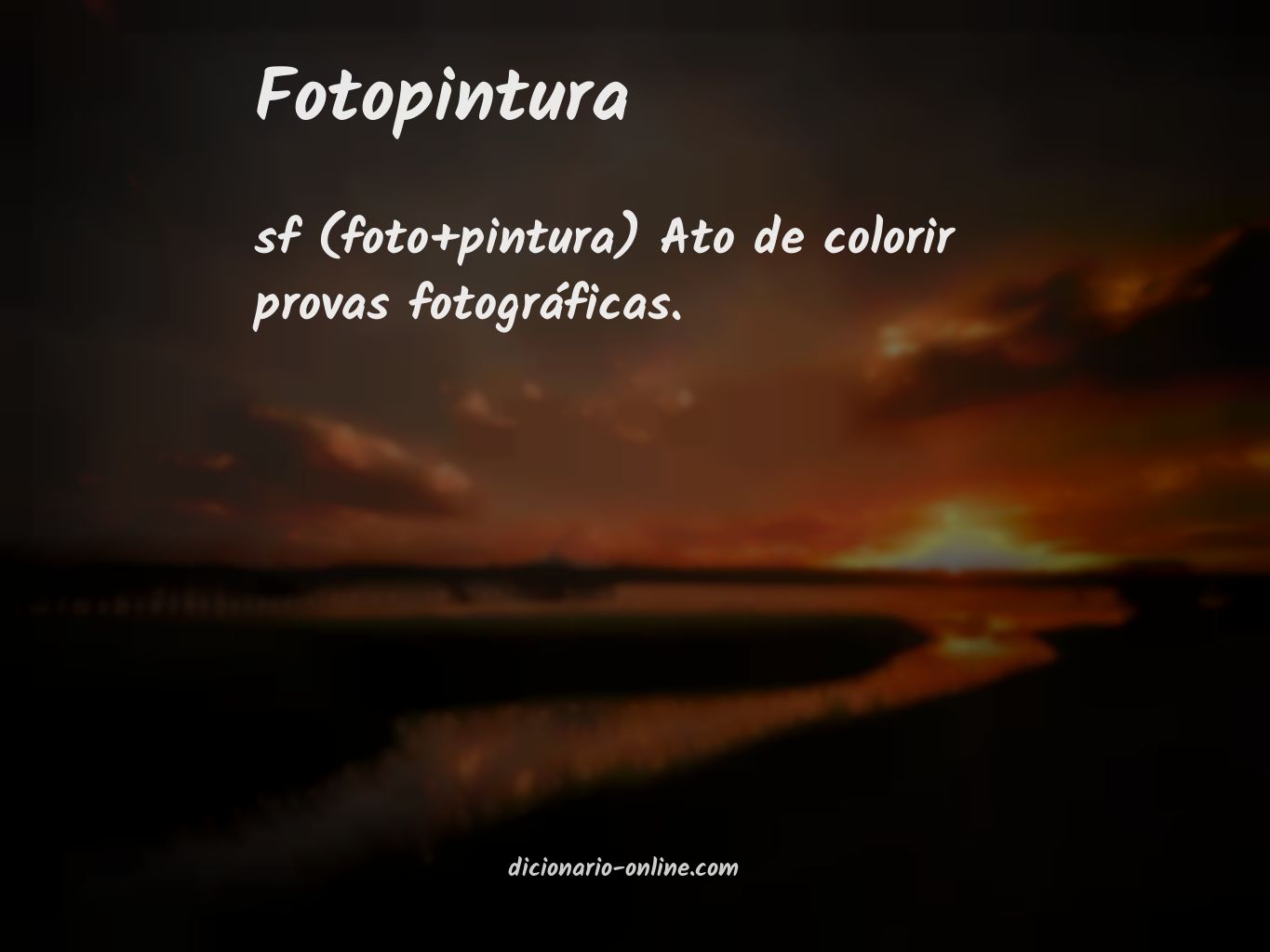 Significado de fotopintura