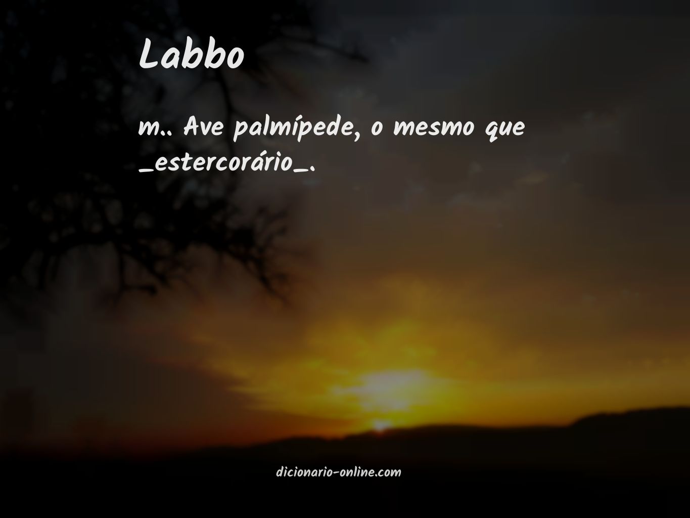 Significado de labbo