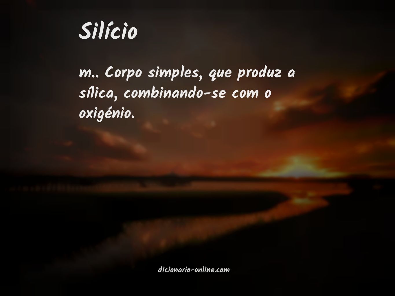 Significado de silício