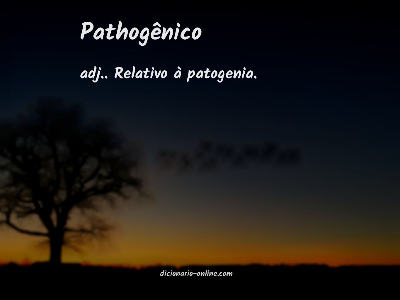 Significado de pathogênico