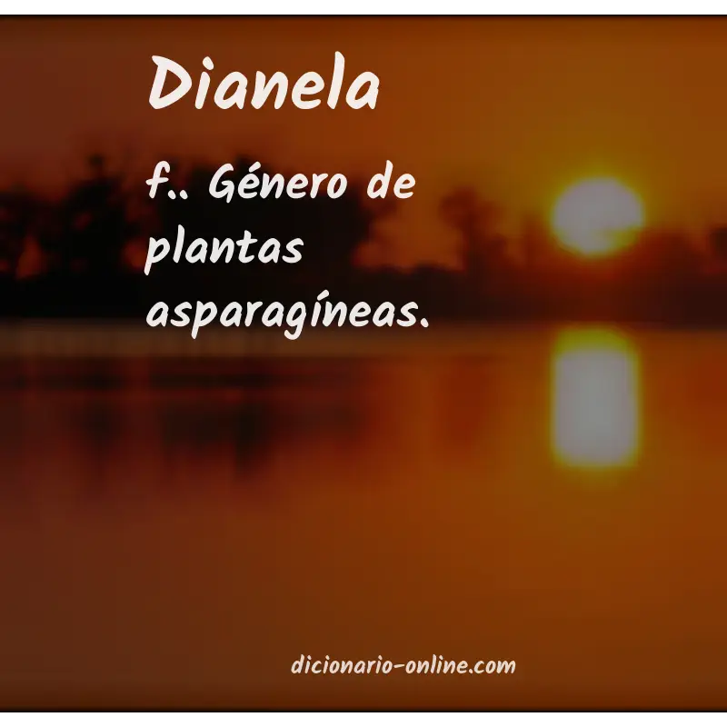 Significado de dianela
