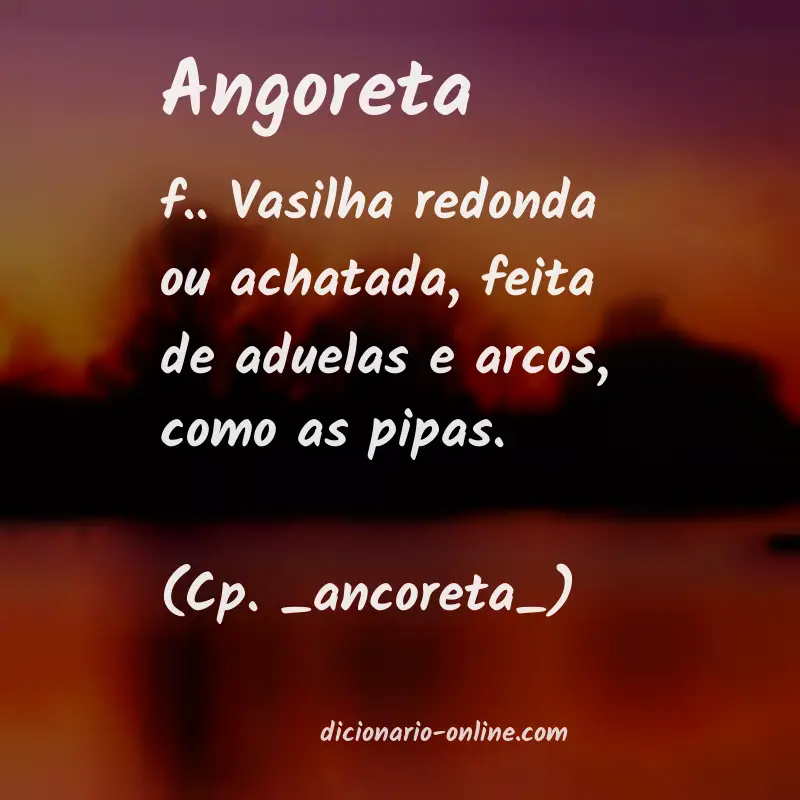Significado de angoreta