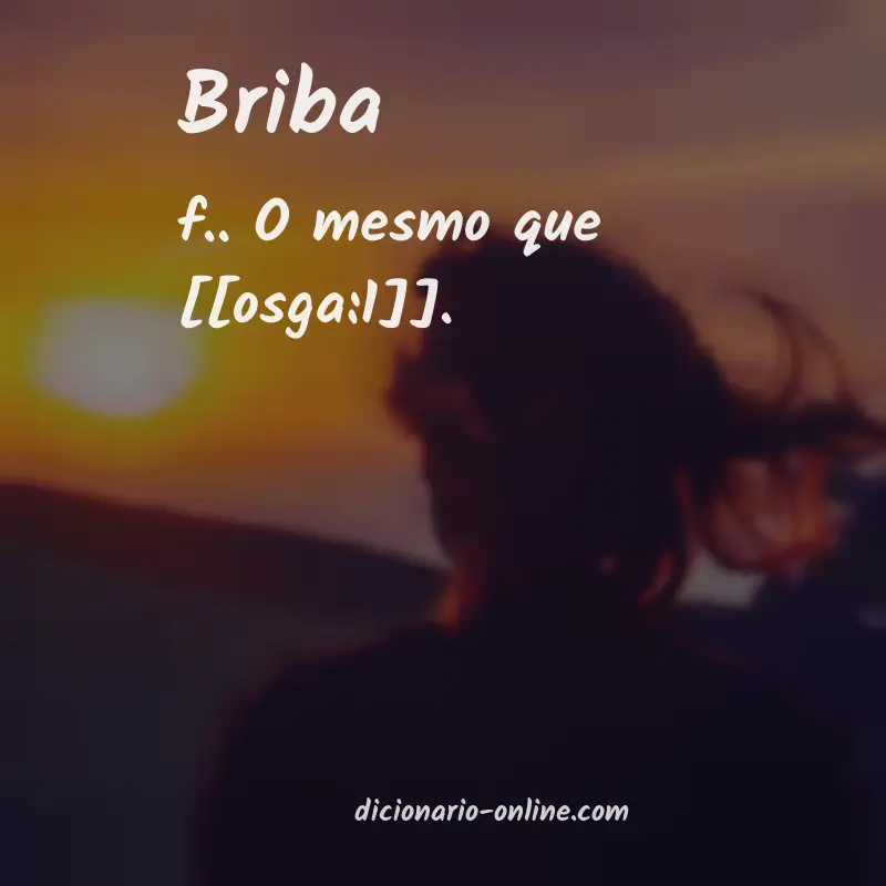 Significado de briba