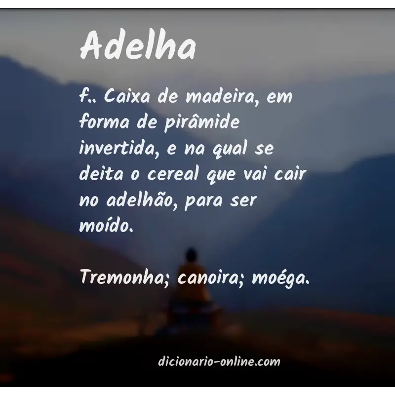 Significado de adelha
