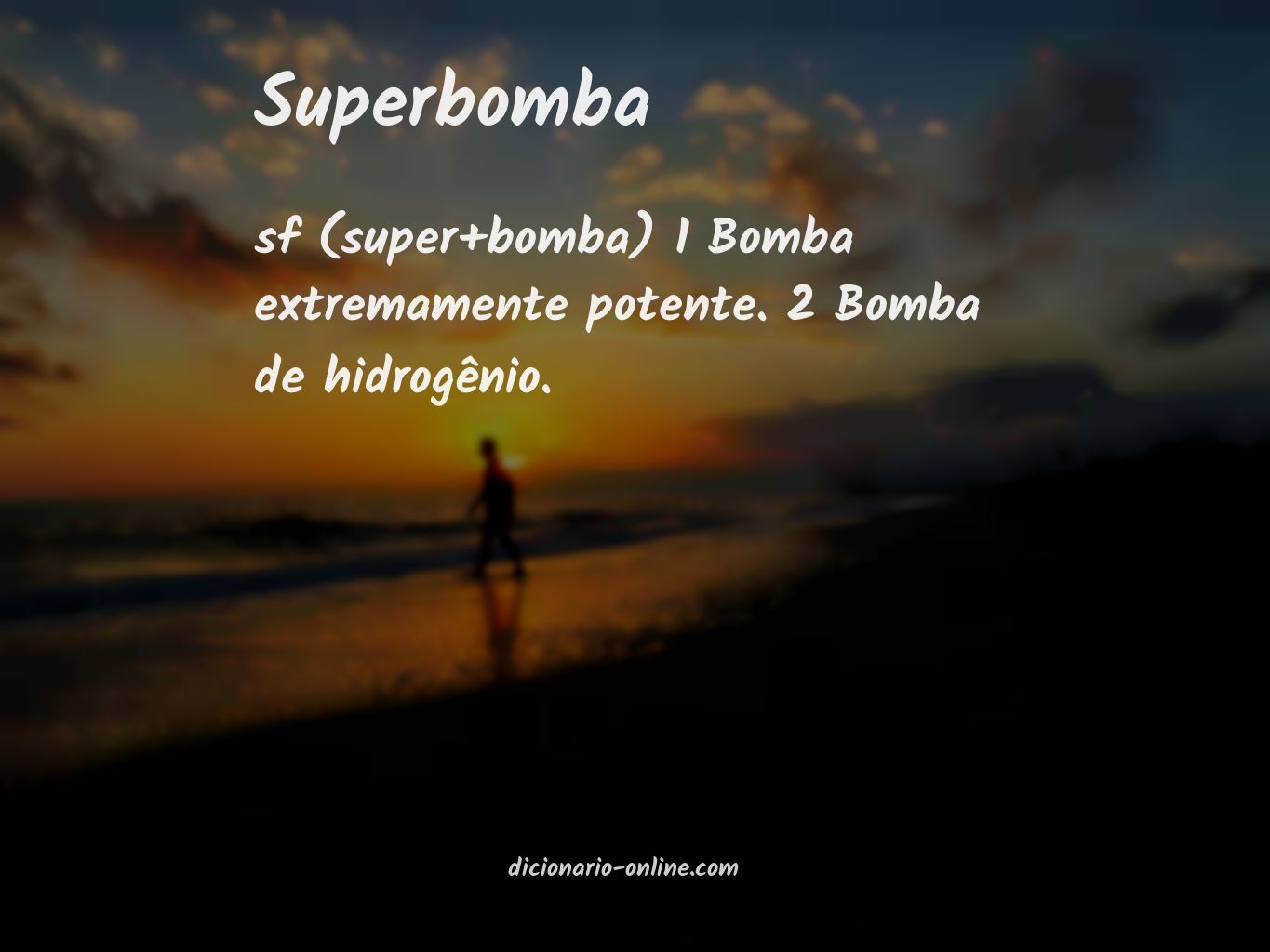 Significado de superbomba