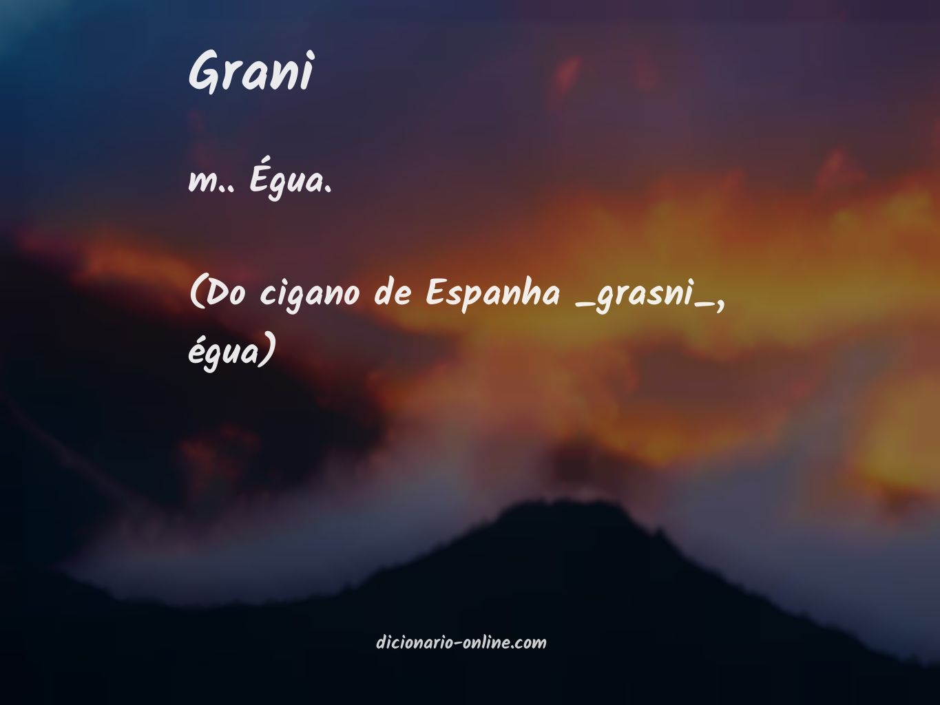 Significado de grani