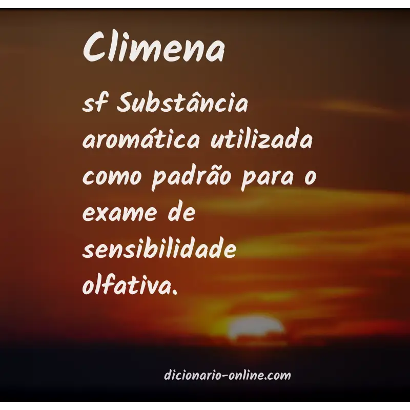 Significado de climena