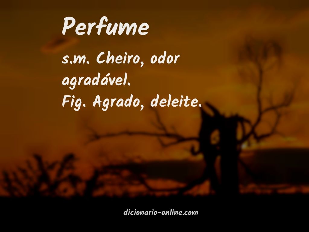 Significado de perfume