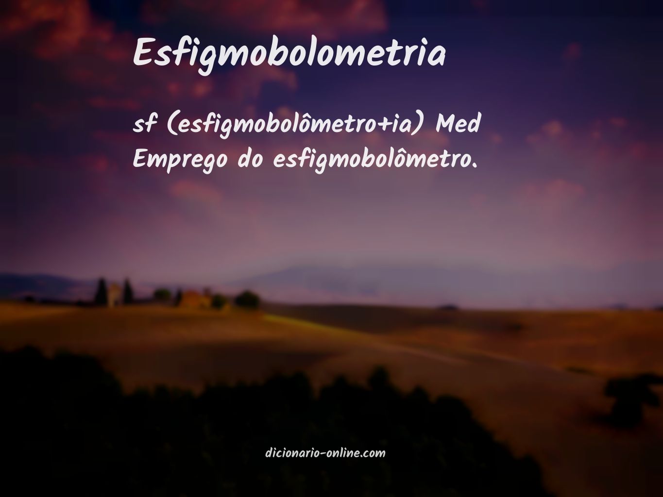 Significado de esfigmobolometria