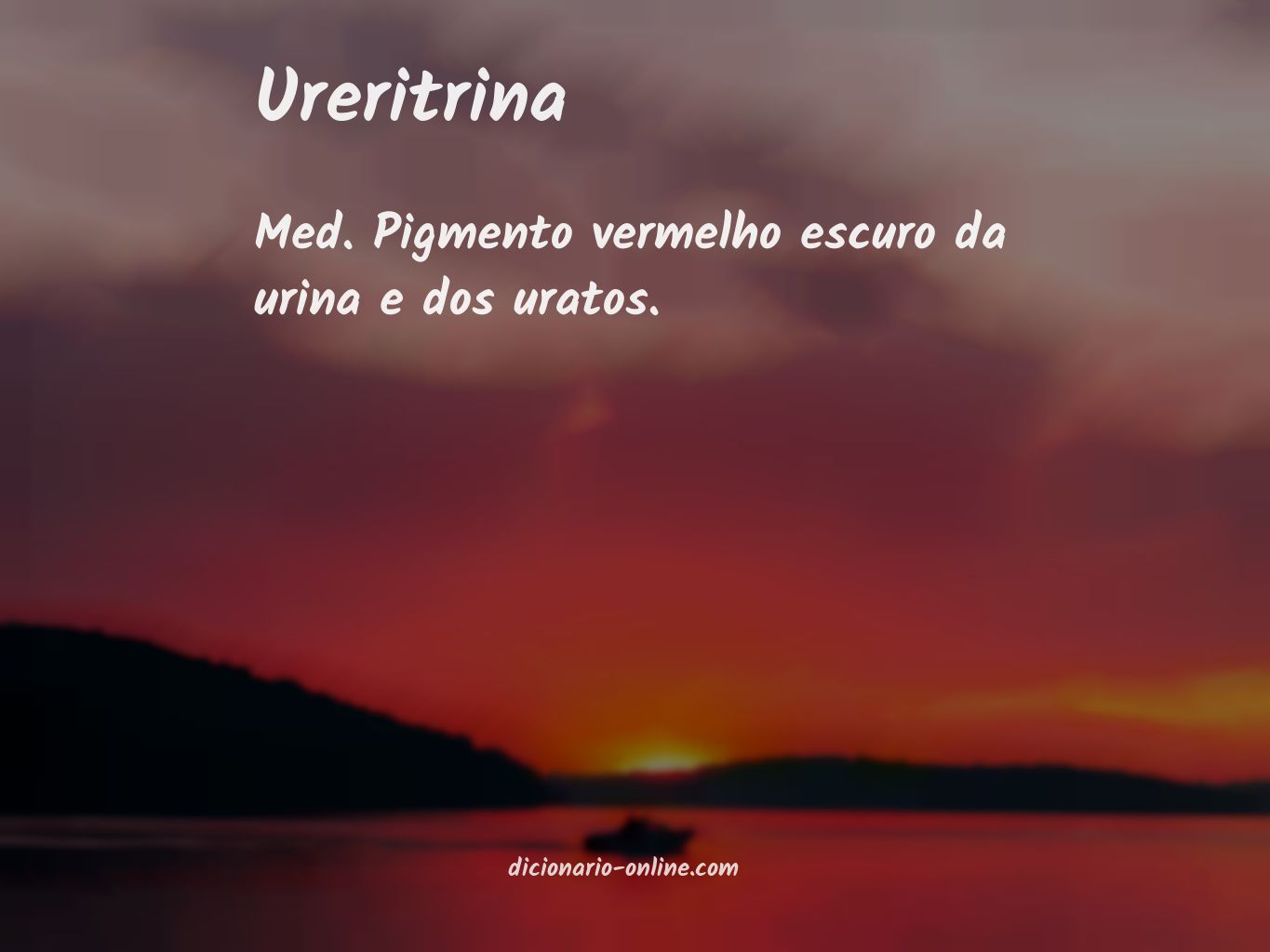 Significado de ureritrina