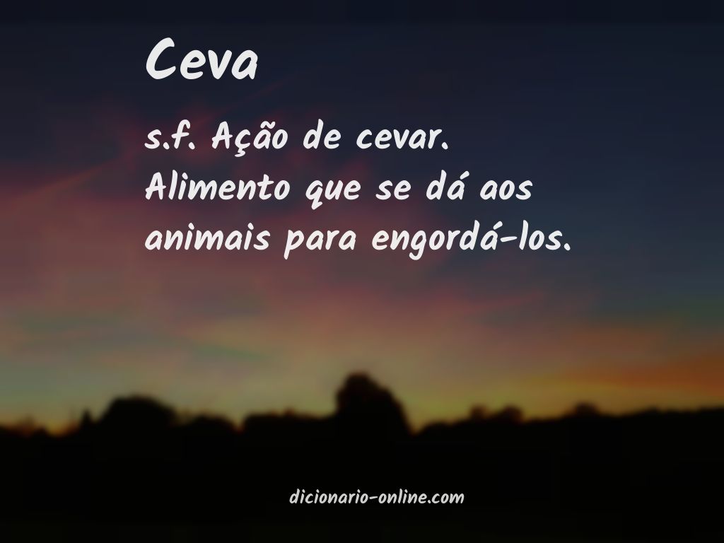 Significado de ceva