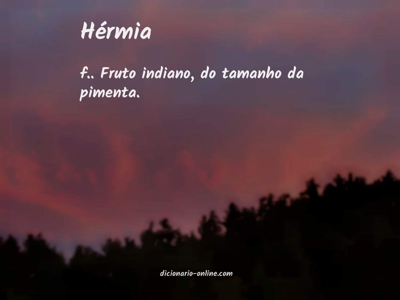 Significado de hérmia