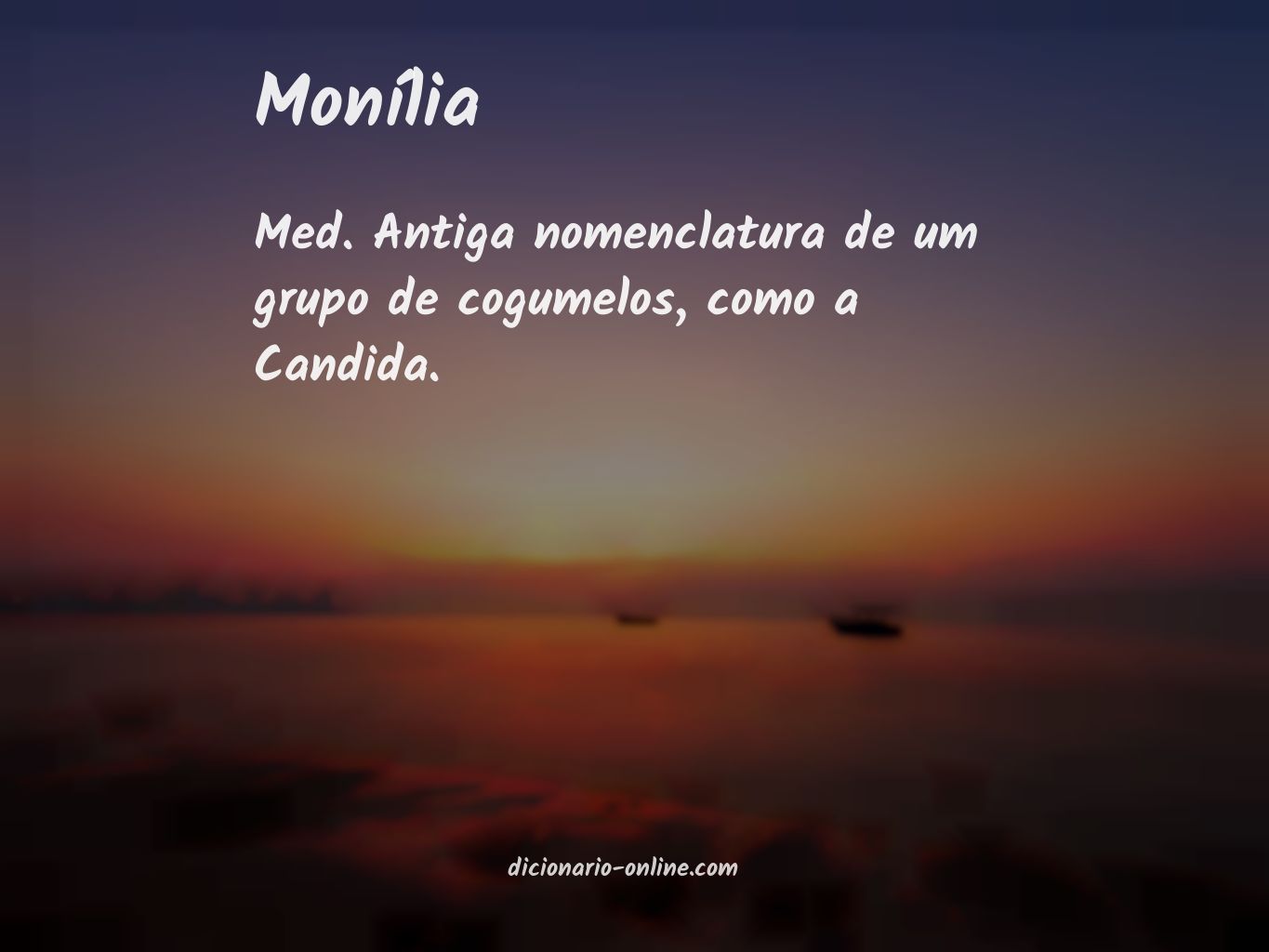 Significado de monília