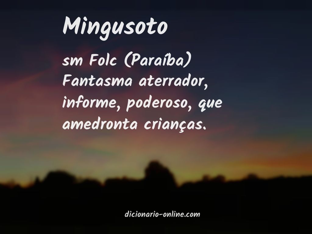 Significado de mingusoto