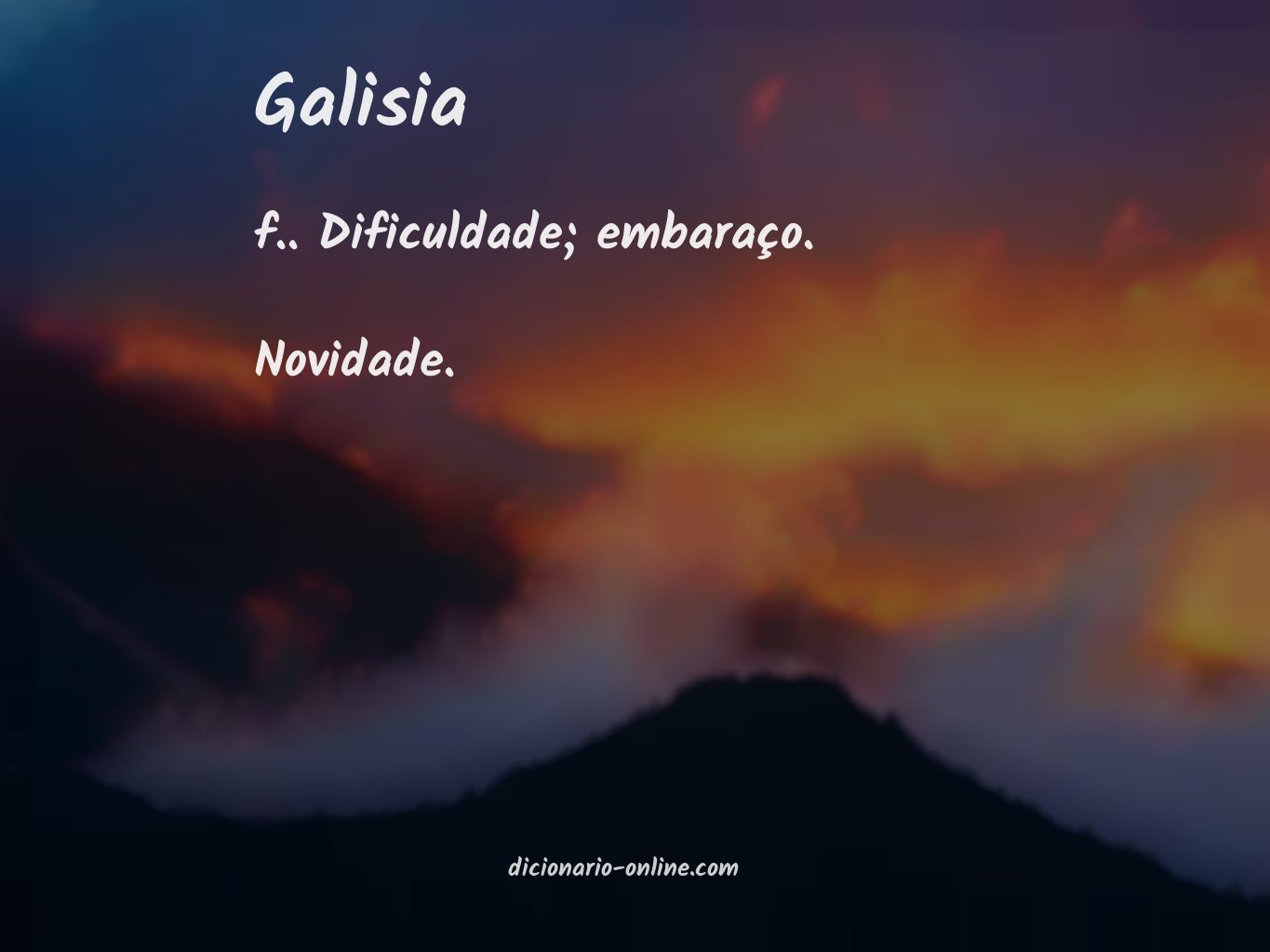 Significado de galisia