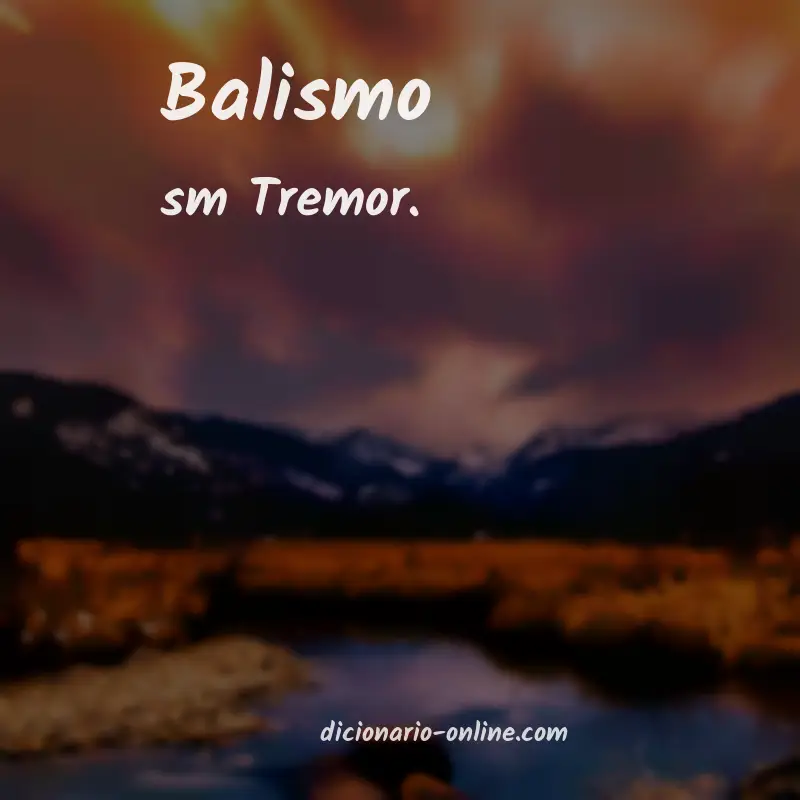 Significado de balismo