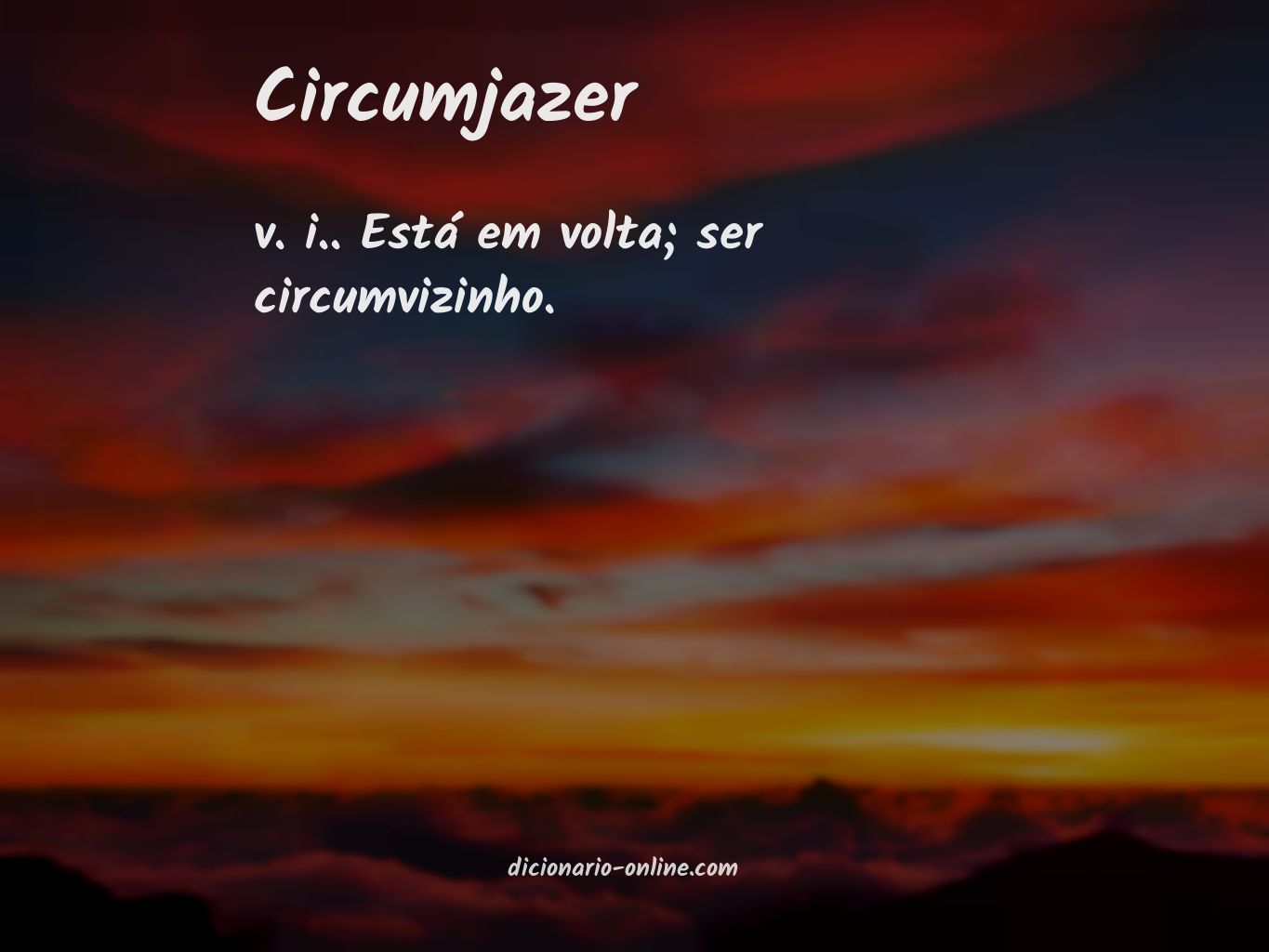 Significado de circumjazer