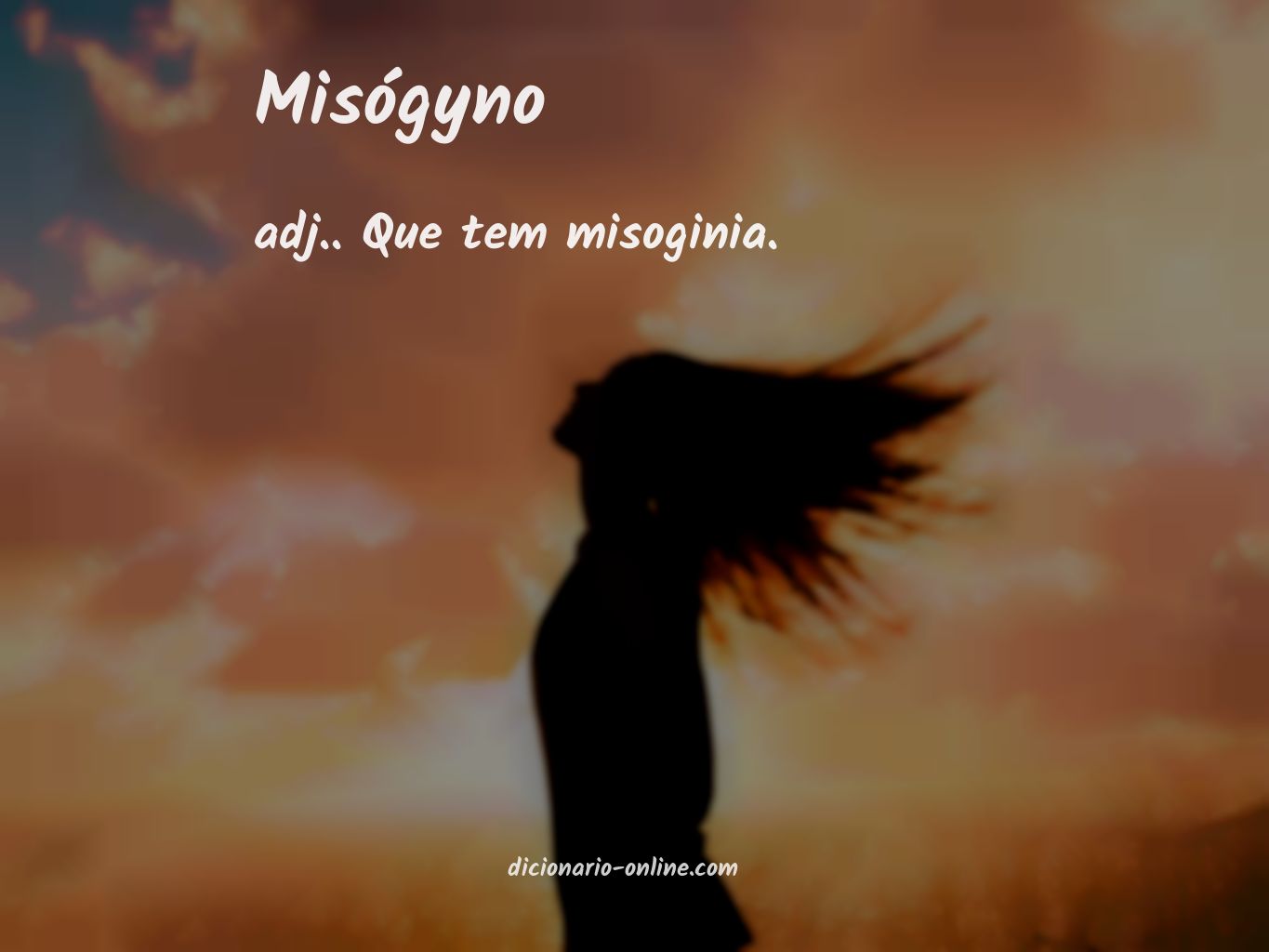 Significado de misógyno