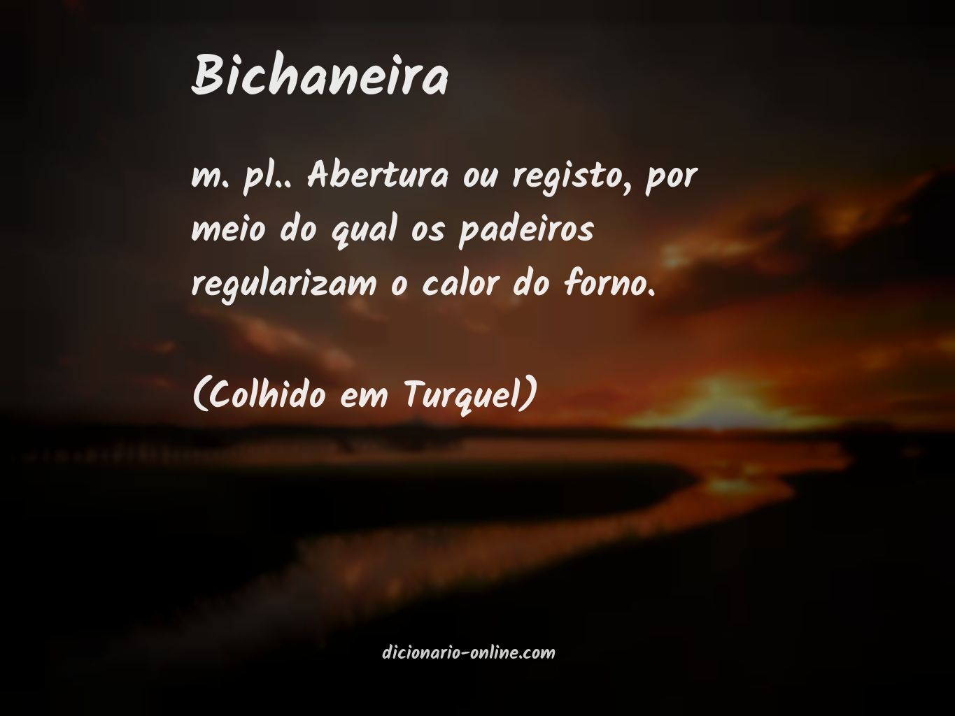 Significado de bichaneira