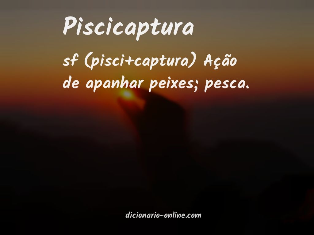 Significado de piscicaptura