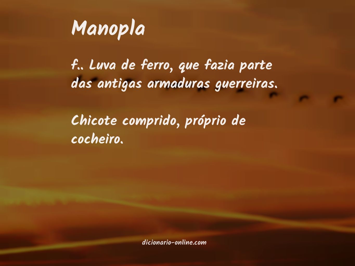 Significado de manopla