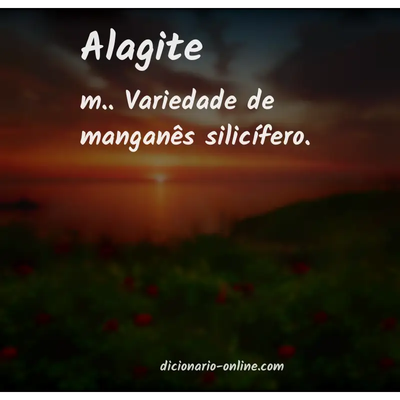 Significado de alagite