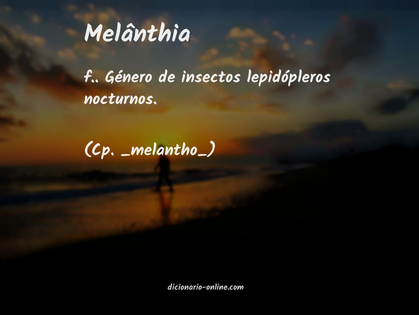 Significado de melânthia