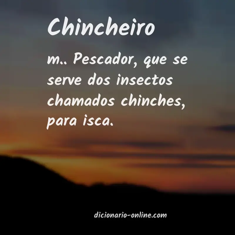 Significado de chincheiro