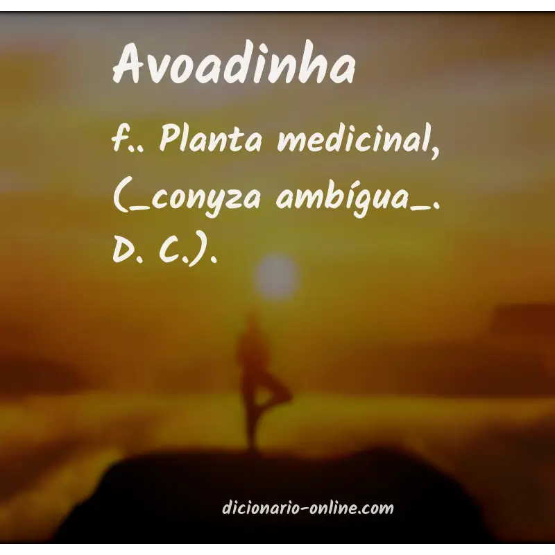 Significado de avoadinha