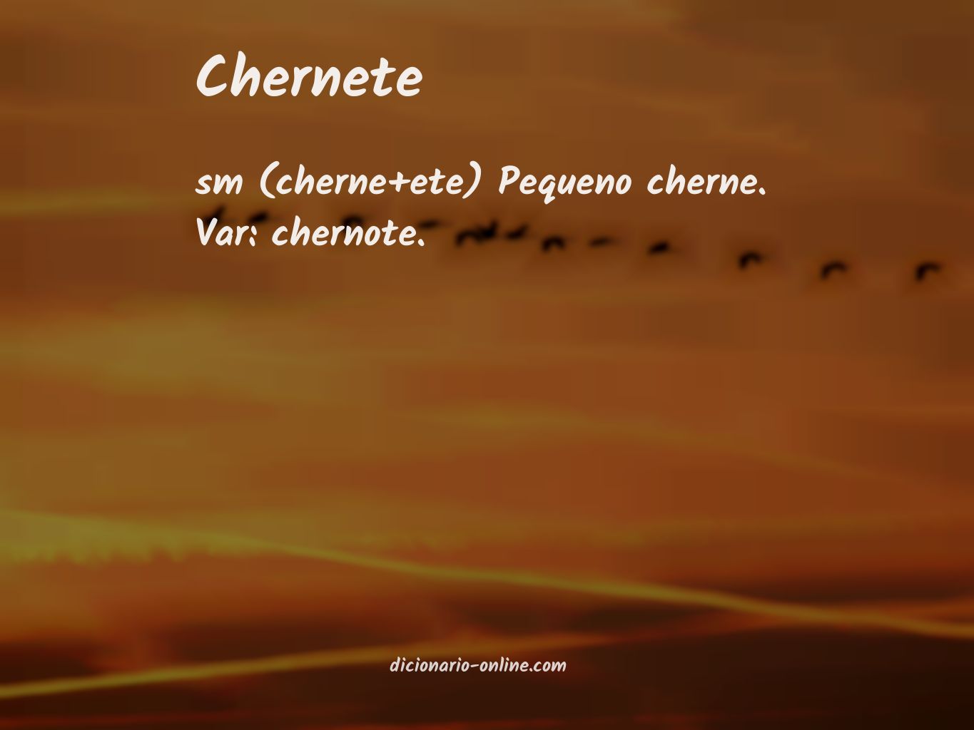 Significado de chernete