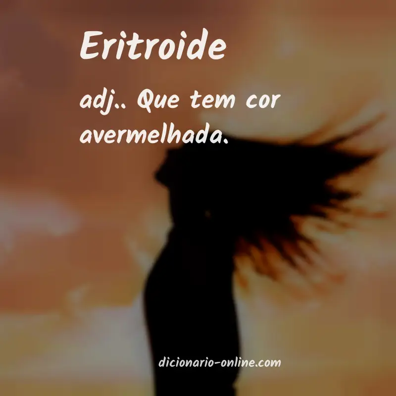 Significado de eritroide