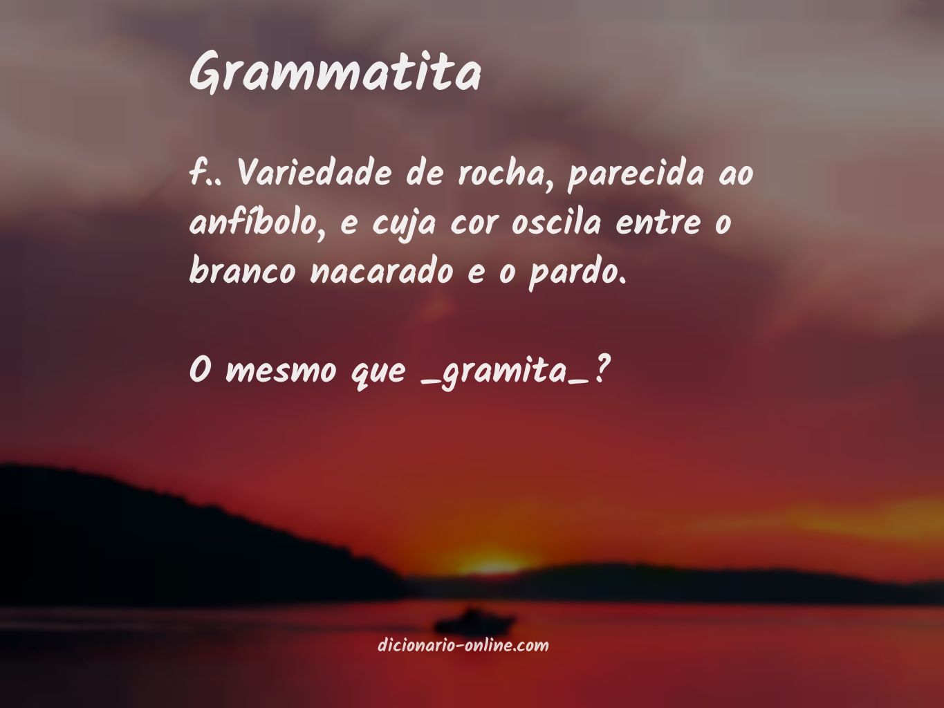 Significado de grammatita