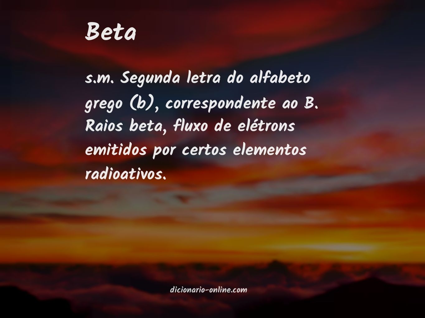 Significado de beta