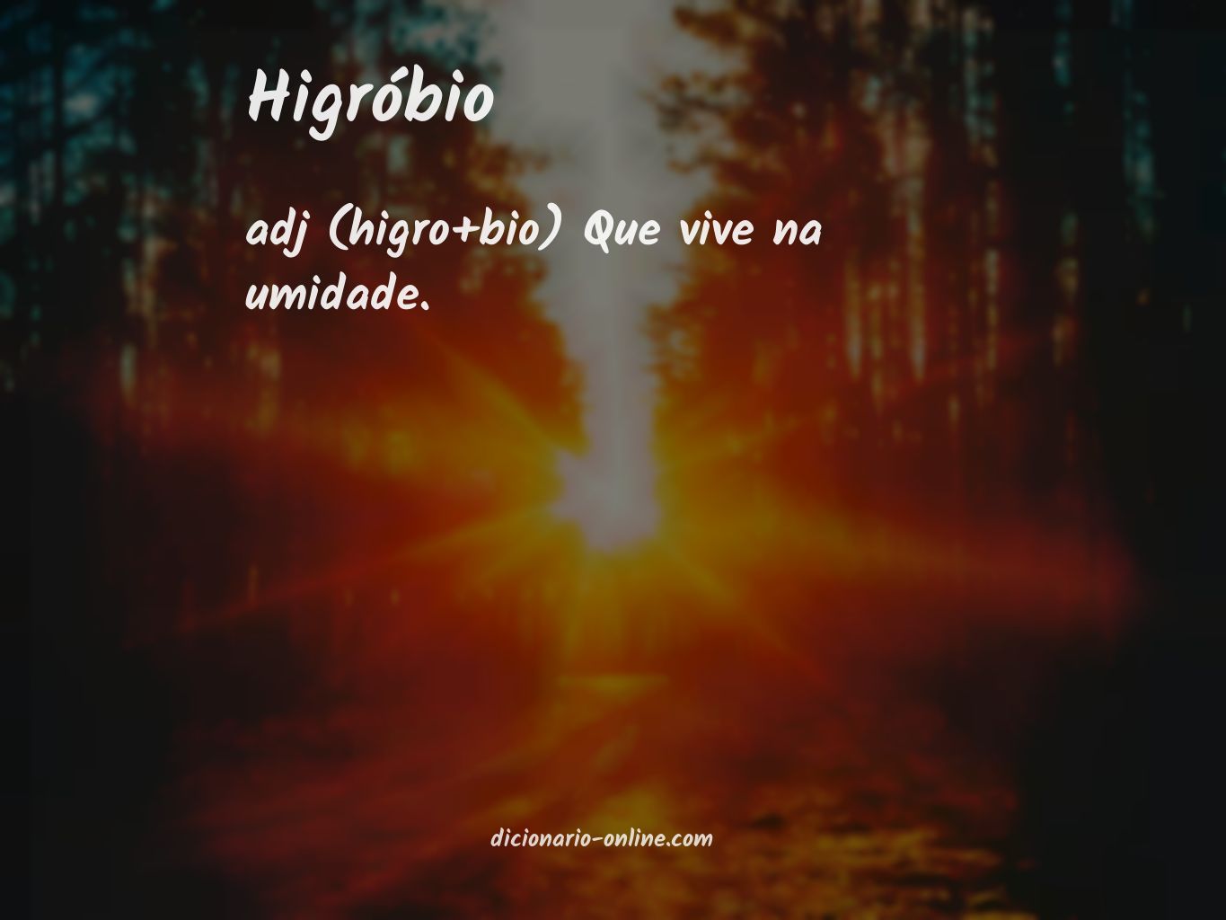 Significado de higróbio