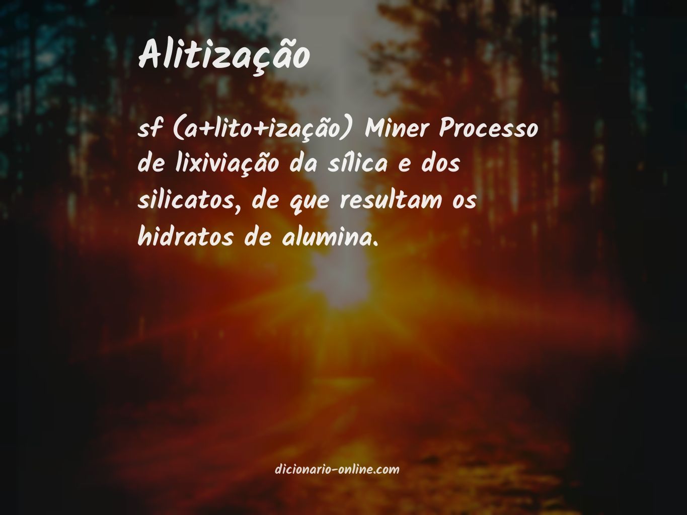 Significado de alitização