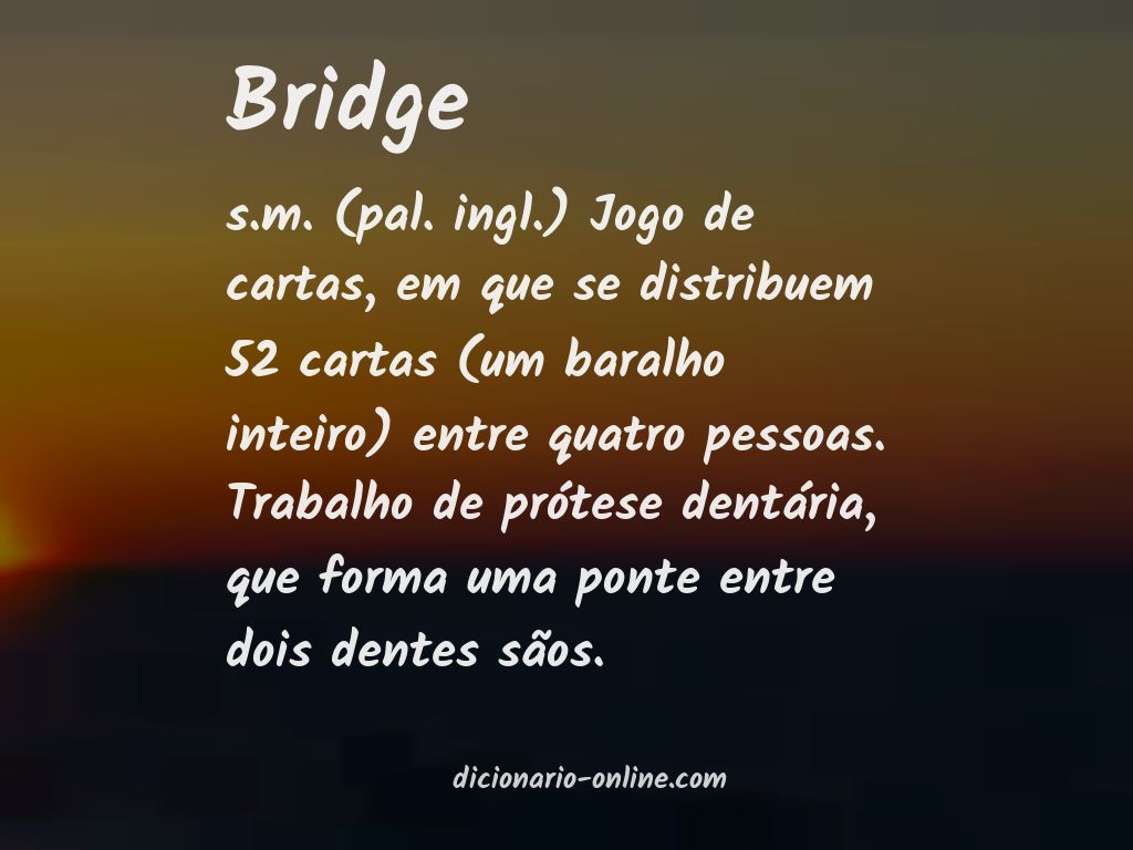 Significado de bridge