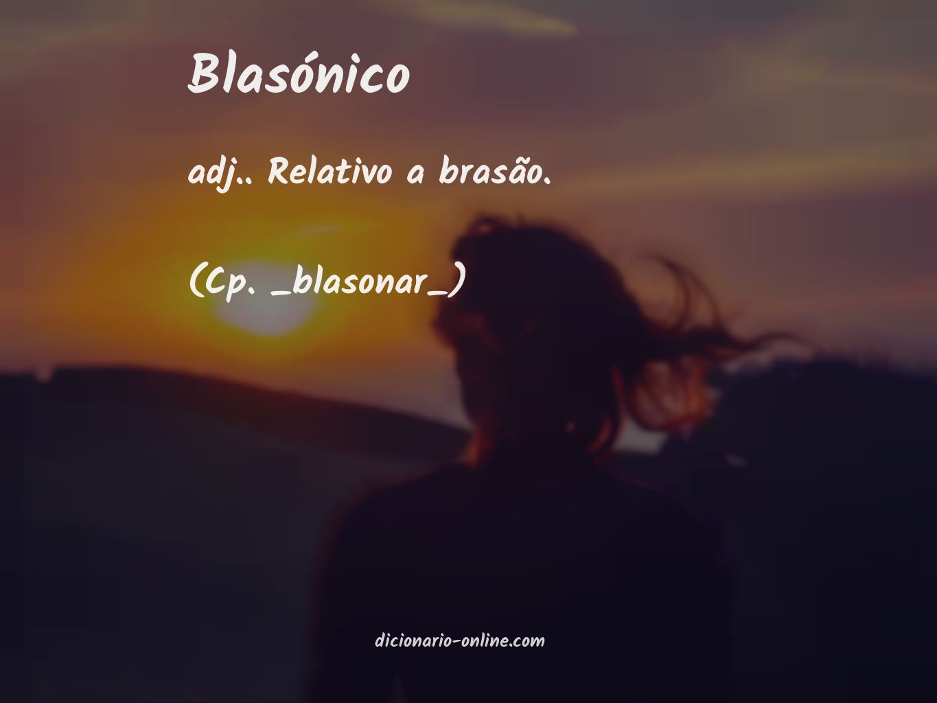 Significado de blasónico