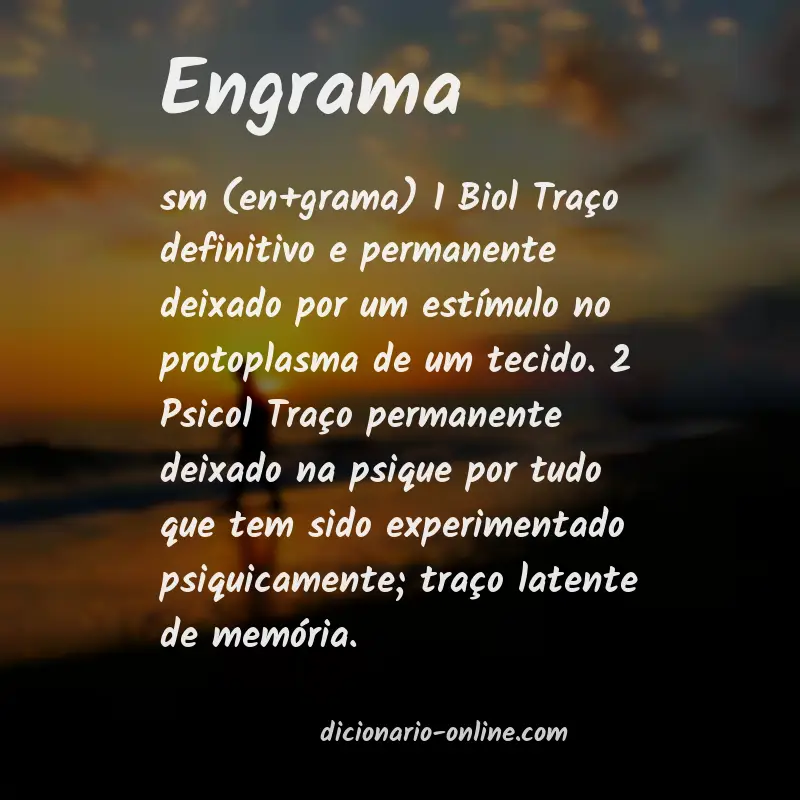 Significado de engrama